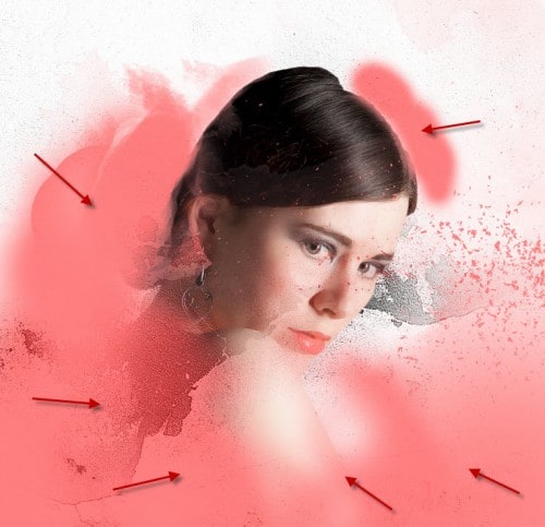 2 mask 2 mask 500x483 Freestyle Human Portrait Manipulation in Photoshop with Brush Painting and Layer Masking