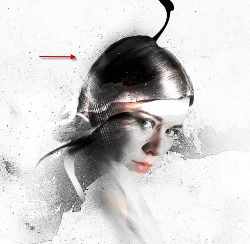 6 debris 6 debris 500x487 Freestyle Human Portrait Manipulation in Photoshop with Brush Painting and Layer Masking